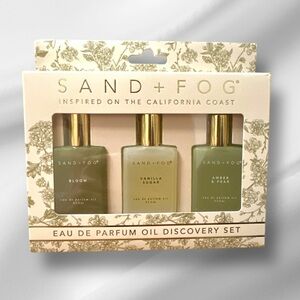 Sand + Fog Set- Bloom, Vanilla Sugar, & Amber & Pear